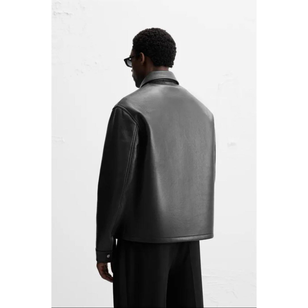 ZARA - 送料無料 新品 ZARA フェイクレザージャケット USサイズ ZARA - 送料無料 新品 ZARA フェイクレザージャケット USサイズ