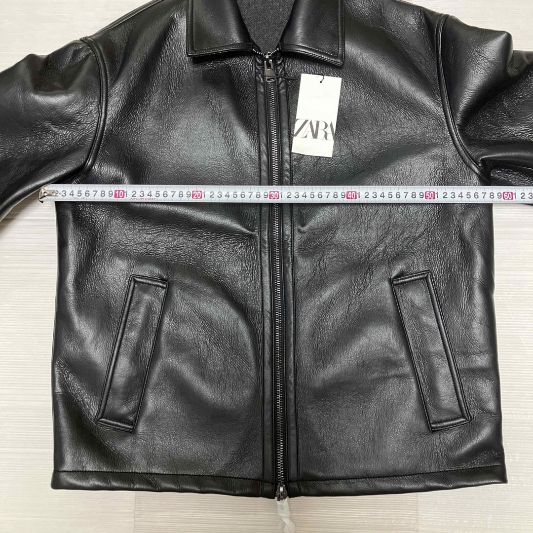 ZARA - 送料無料 新品 ZARA フェイクレザージャケット USサイズ ZARA - 送料無料 新品 ZARA フェイクレザージャケット USサイズ