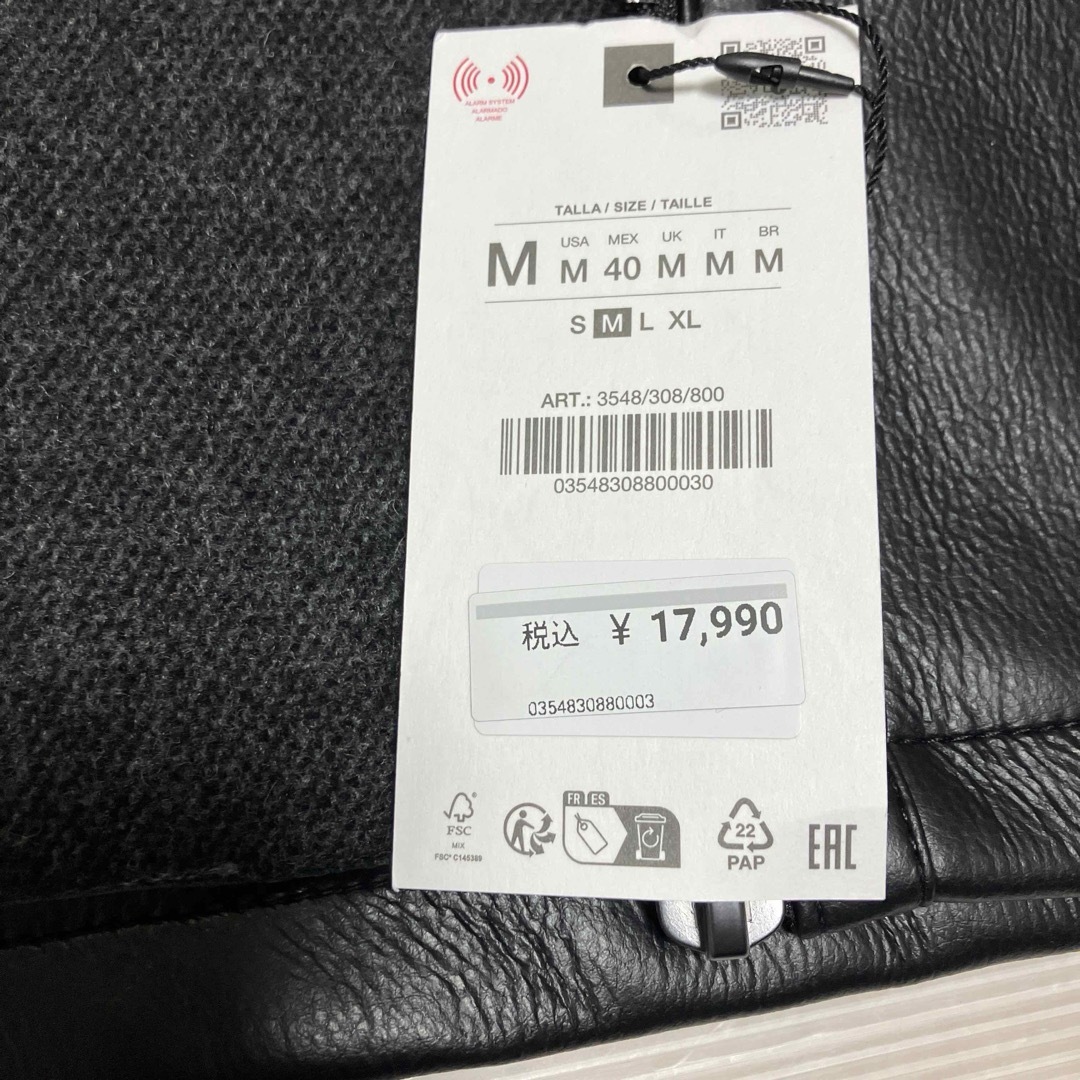 ZARA - 送料無料 新品 ZARA フェイクレザージャケット USサイズ ZARA - 送料無料 新品 ZARA フェイクレザージャケット USサイズ