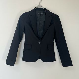 【INDIVI】インディヴィ　ブラック　3　セットアップ　スーツ　ジャケット　スカート　フォーマル(セット/コーデ)