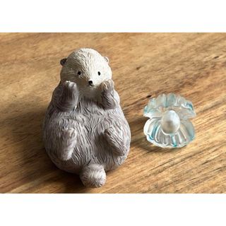 【新品】ラッコの置物セット(置物)