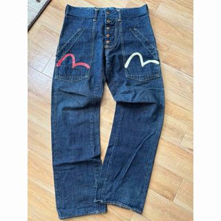 EVISU - サイズ31 NO1スペシャル ピンク大黒 銀耳 希少 エヴィス EVISU - サイズ31 NO1スペシャル ピンク大黒 銀耳 希少 エヴィス