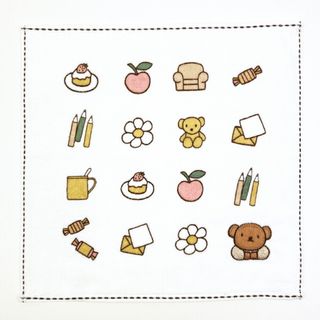 ミッフィー(miffy)のミッフィー miffy ボリス アイコンハンカチ (ホワイト)(タオルケット)