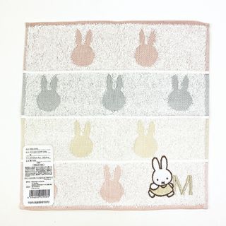 ミッフィー(miffy)のミッフィー miffy イニシャルハンカチ(M) ピンク(タオルケット)
