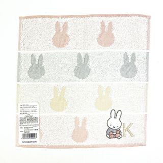 ミッフィー(miffy)のミッフィー miffy イニシャルハンカチ(K) ピンク(タオルケット)