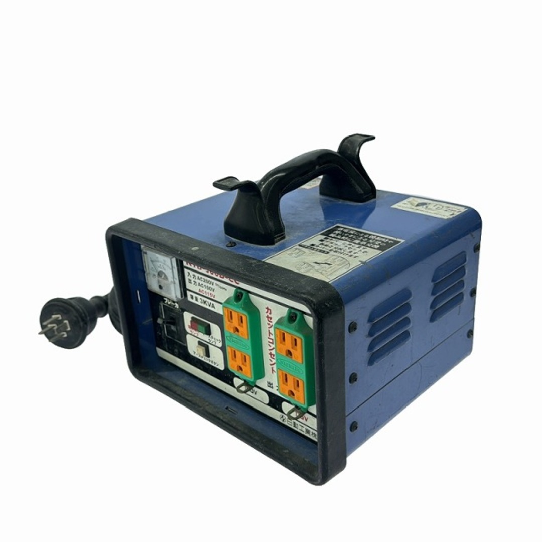 ☆中古品☆NICHIDO 日動工業 降圧専用トランス NTB-300D-CC 単相 ☆中古品☆NICHIDO 日動工業 降圧専用トランス NTB-300D-CC 単相