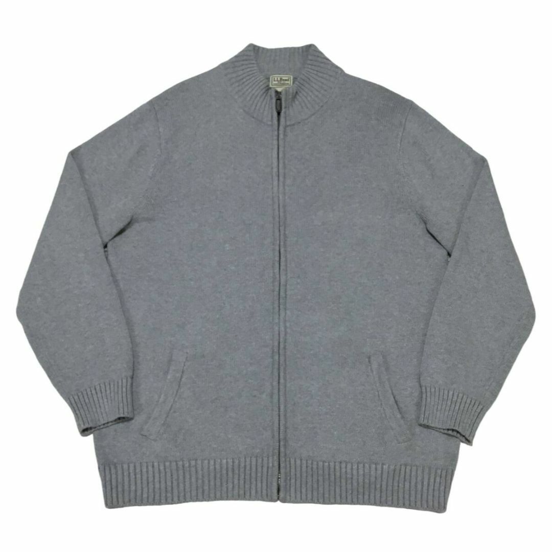 希少90s LL Bean エルエルビーン ドライバーズニット XLライトグレー 希少90s LL Bean エルエルビーン ドライバーズニット XLライトグレー