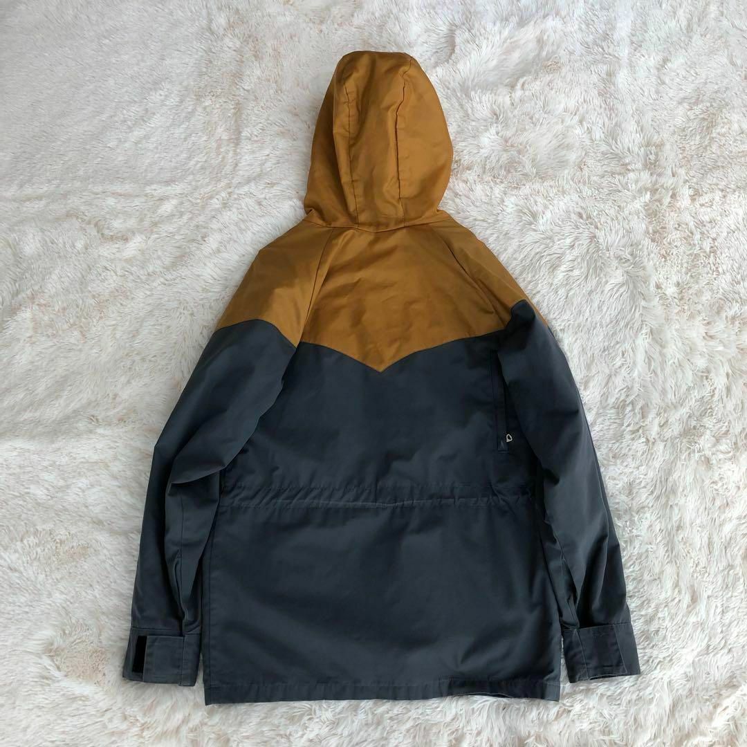 Powderhorn MountaineeringマウンテンパーカーLグレー黄色 Powderhorn MountaineeringマウンテンパーカーLグレー黄色