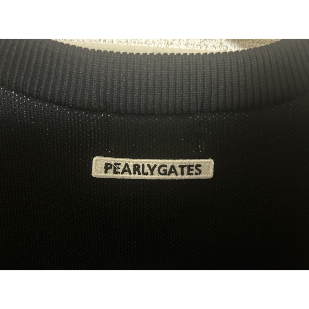 PEARLY GATES パーリーゲイツ ニットセーター 刺繍 ブラック PEARLY GATES パーリーゲイツ ニットセーター 刺繍 ブラック
