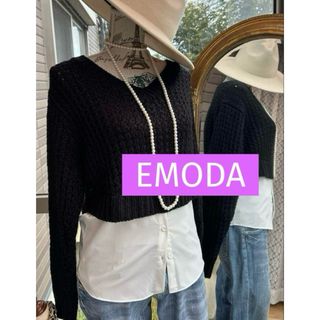 エモダ(EMODA)の綺麗なお姉さんのリエンダ　レイヤードニットトップス(ニット/セーター)