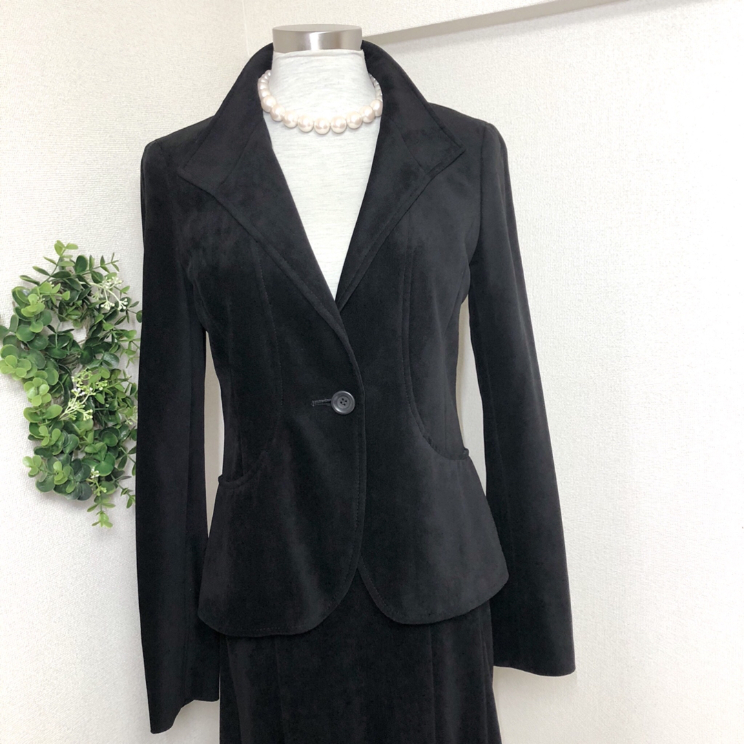 23区 - 23区の黒ベロアのスーツ38の通販 by はりね's shop 23区 - 23区の黒ベロアのスーツ38の通販 by はりね's shop