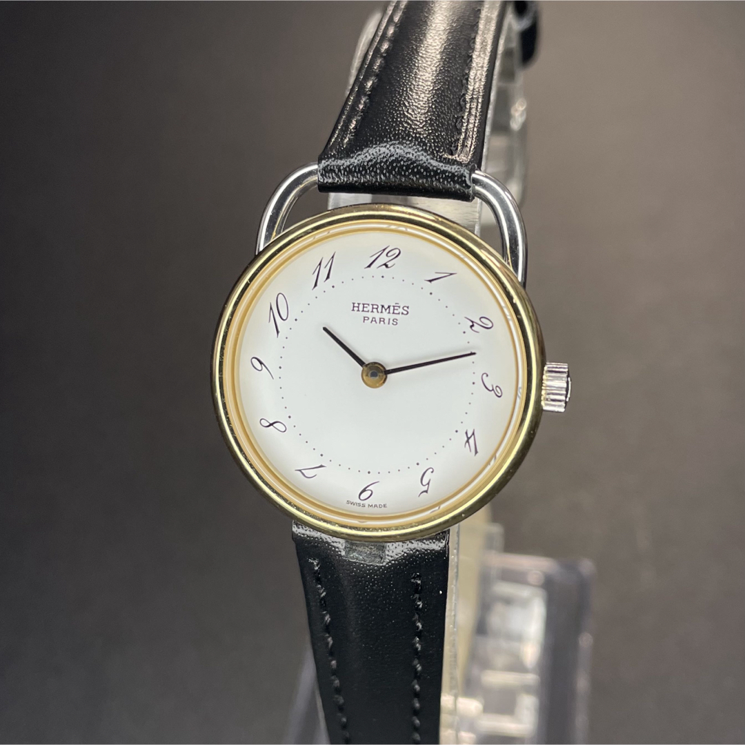 お歳暮 エルメス 可動品】 【良品 - HERMES 腕時計 ゴールド アルソー 時計