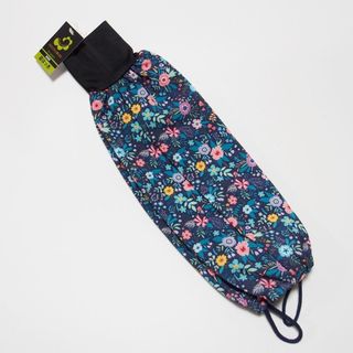 37cm　アームカバー　ネイビー花柄　超撥水風呂敷　日本製　キッチンAKN001(その他)