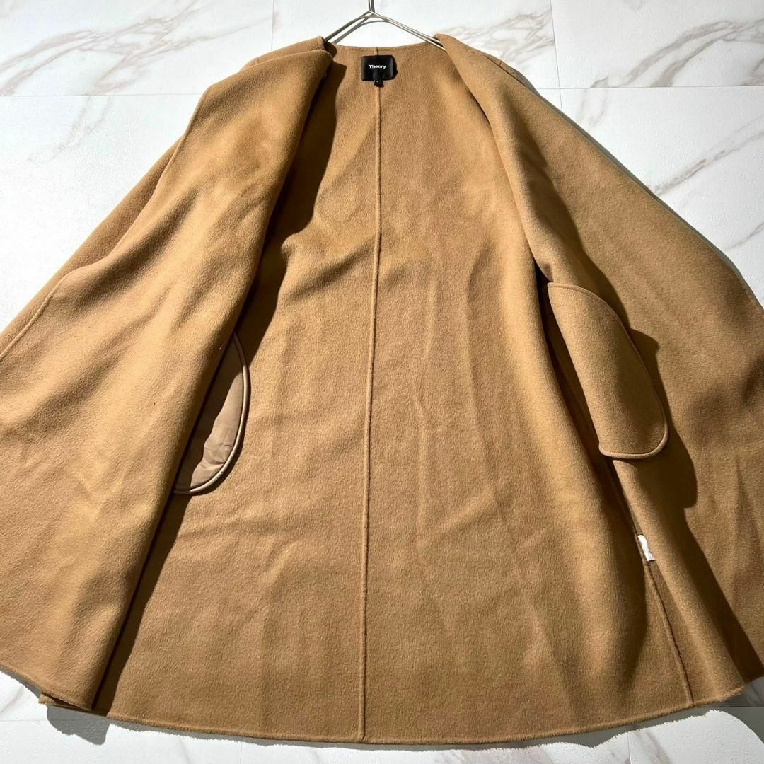 Theory CLOAK COAT DF カシミヤ ダブルフェイスコート ベルト Theory CLOAK COAT DF カシミヤ ダブルフェイスコート ベルト
