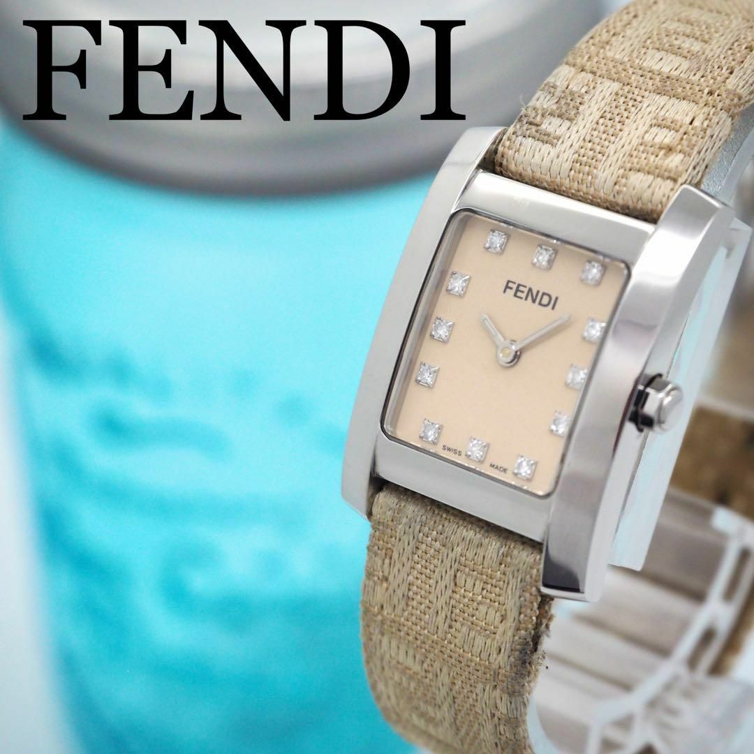 ☆美品 FENDI 隔て フェンディ 6000L レディースウォッチ 箱付き☆ ☆美品 FENDI 隔て フェンディ 6000L レディースウォッチ 箱付き☆