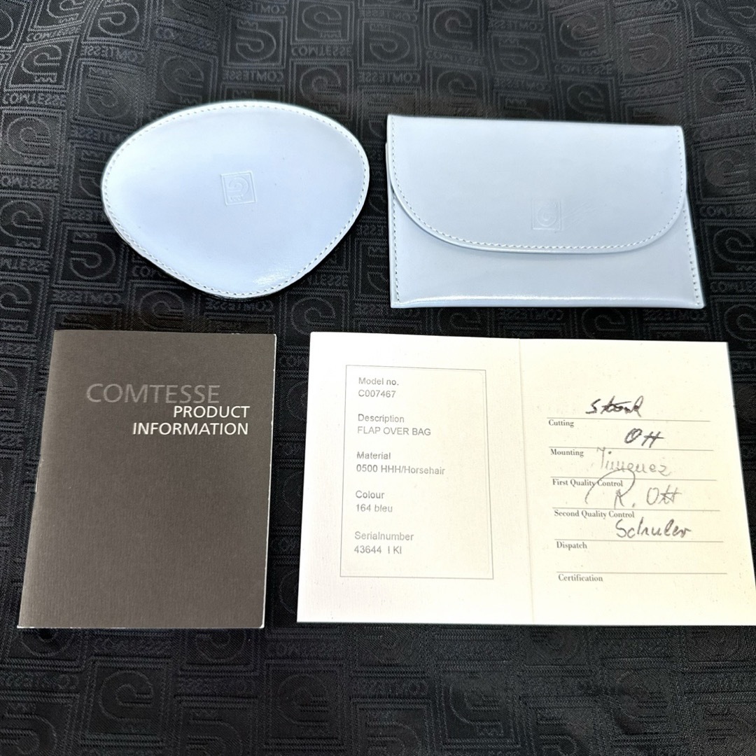 COMTESSE - 【良品】COMTESSE ホースヘア×レザー グレー×ライト COMTESSE - 【良品】COMTESSE ホースヘア×レザー グレー×ライト