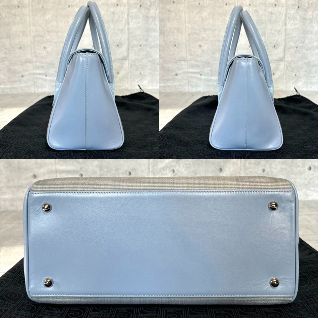 COMTESSE - 【良品】COMTESSE ホースヘア×レザー グレー×ライト COMTESSE - 【良品】COMTESSE ホースヘア×レザー グレー×ライト