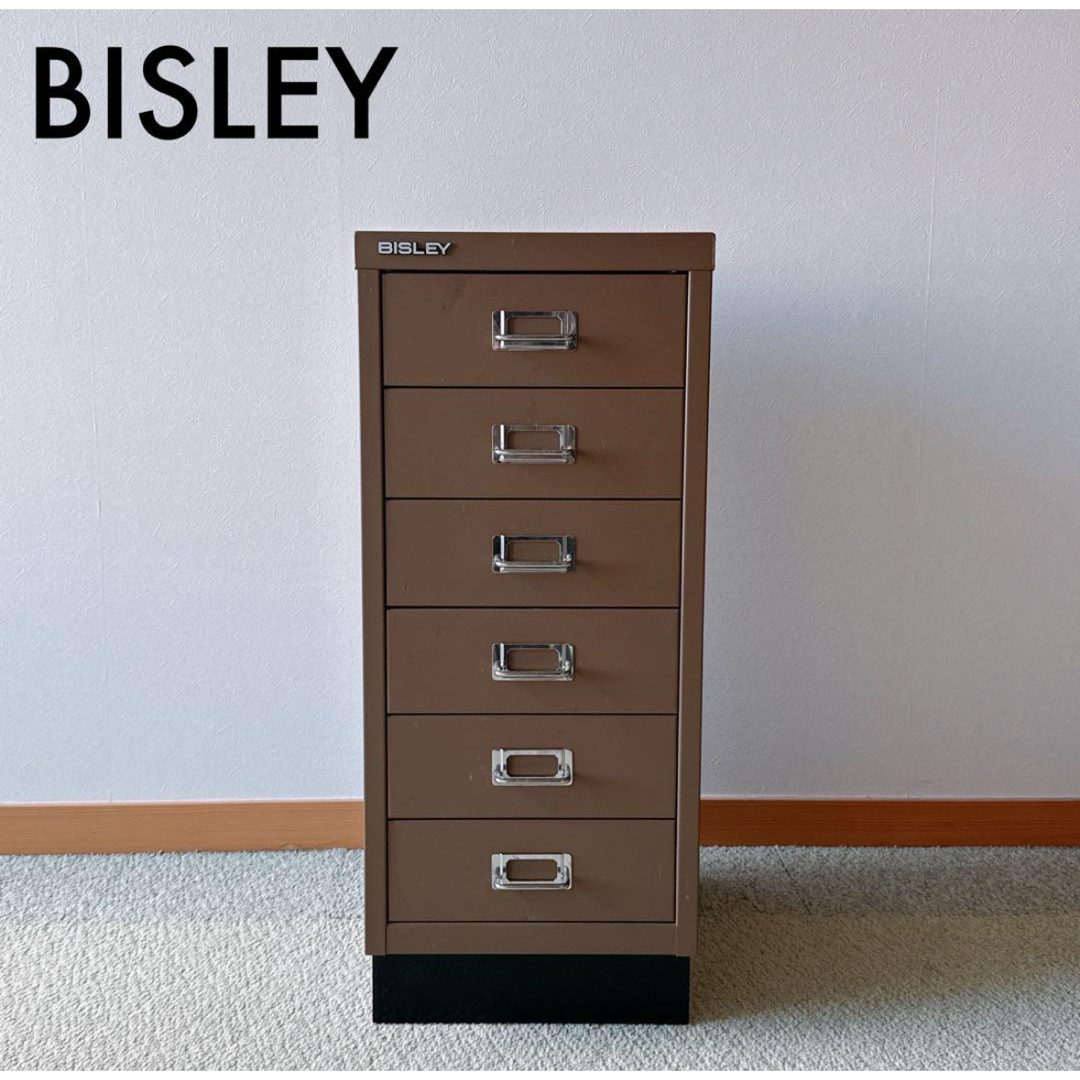 廃盤色BISLEY ビスレー A4 マルチキャビネット 29/6 引き出し6 段 廃盤色BISLEY ビスレー A4 マルチキャビネット 29/6 引き出し6 段