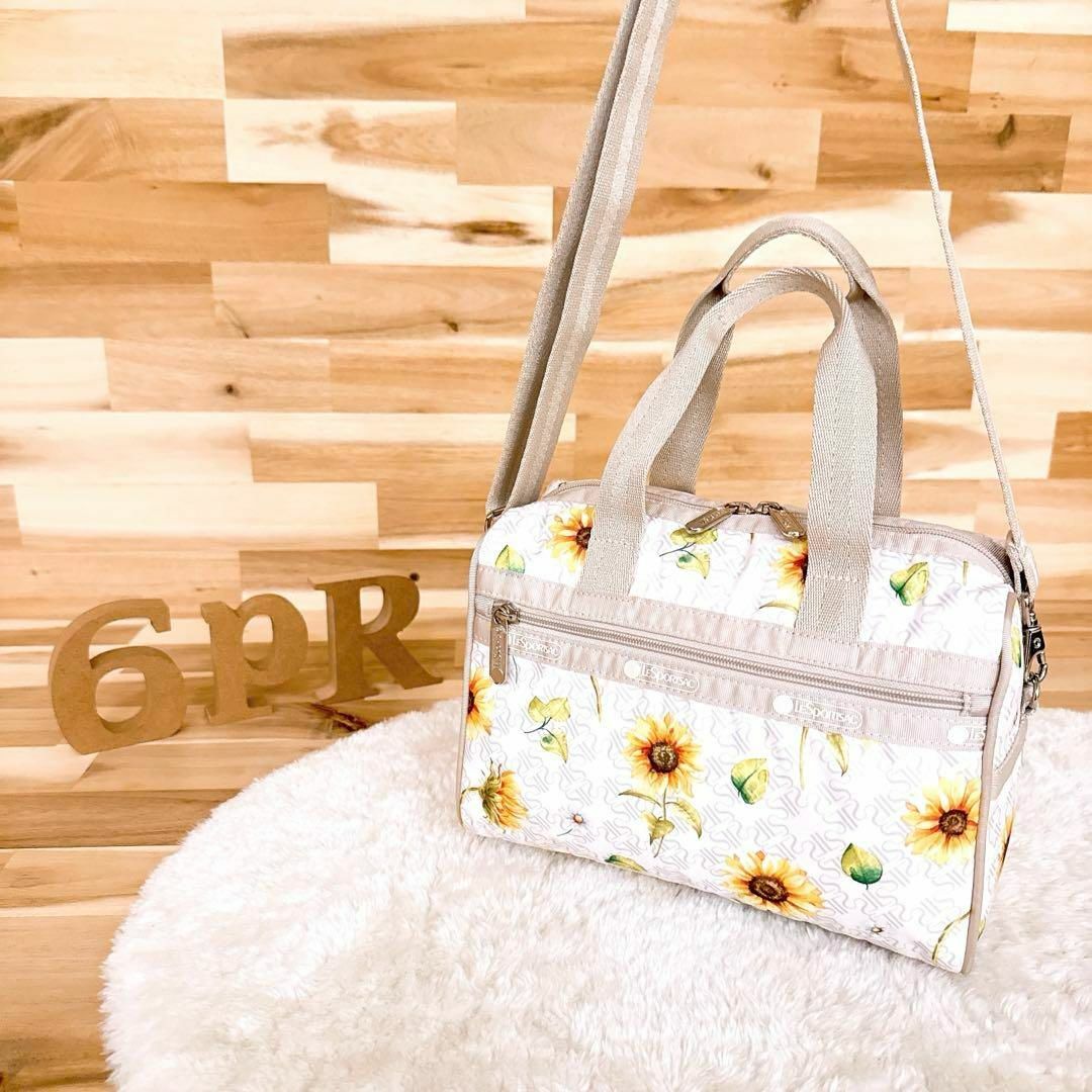 LeSportsac - 希少【レスポートサック】花柄 ひまわり ミニ LeSportsac - 希少【レスポートサック】花柄 ひまわり ミニ