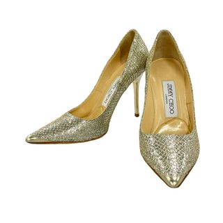 JIMMY CHOO - 正規品☆ jimmy choo ピンク グリッターフラットパンプスの通販 by 𝑅𝐼𝑅𝐼𓆈𝑠ℎ𝑜𝑝｜ ジミーチュウならラクマ