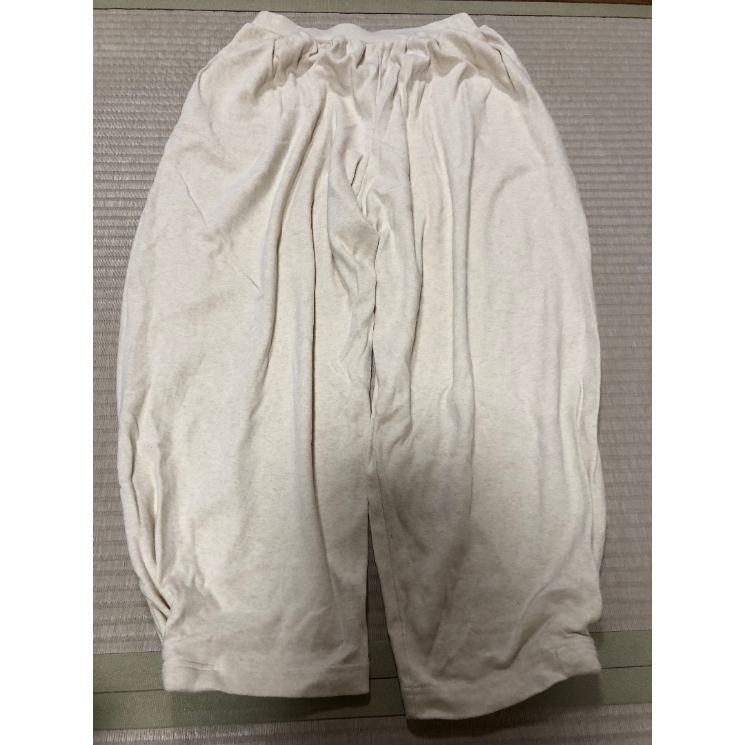 sisam オーガニックコットン ギャザーパンツ オーガニック コットン