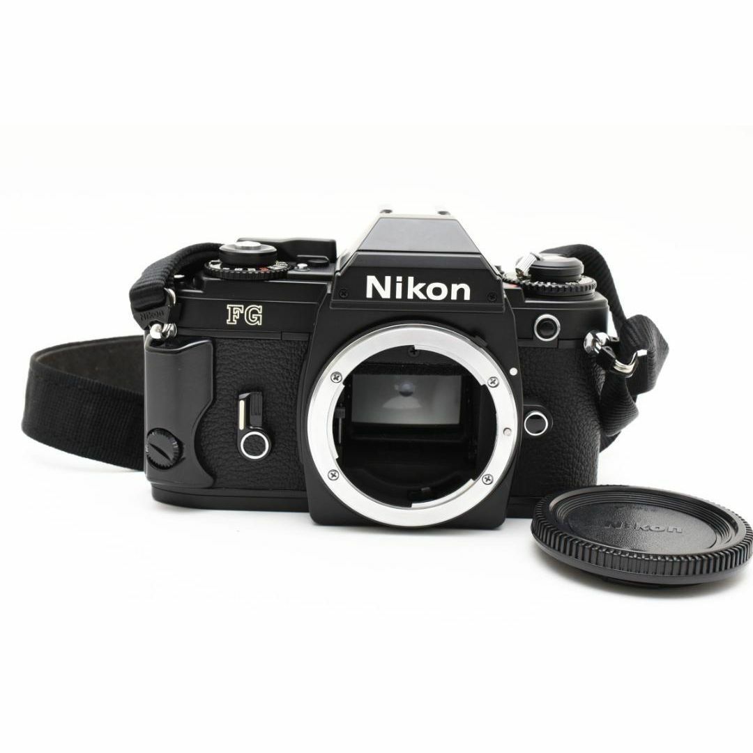 新品級 NIKON FG ブラック フィルムカメラ モルト新品交換済 B528 新品級 NIKON FG ブラック フィルムカメラ モルト新品交換済 B528