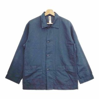 MHL. 596-9125505 DRY COTTON LINEN シャツジャケット 長袖シャツ ネイビー メンズ エムエイチエル【中古】5-0118M∞ MHL. 596-9125505 DRY COTTON LINEN シャツジャケット 長袖シャツ ネイビー メンズ エムエイチエル【中古】5-0118M∞