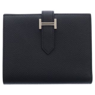 HERMES - 未使用 エルメス 財布 イリアード 黒 刻印W (2024)の HERMES - 未使用 エルメス 財布 イリアード 黒 刻印W (2024)の
