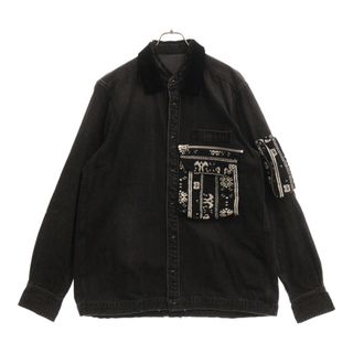 sacai - Sacaiサカイ MA-1ドッキングデニムシャツの通販 by ふわ sacai - Sacaiサカイ MA-1ドッキングデニムシャツの通販 by ふわ