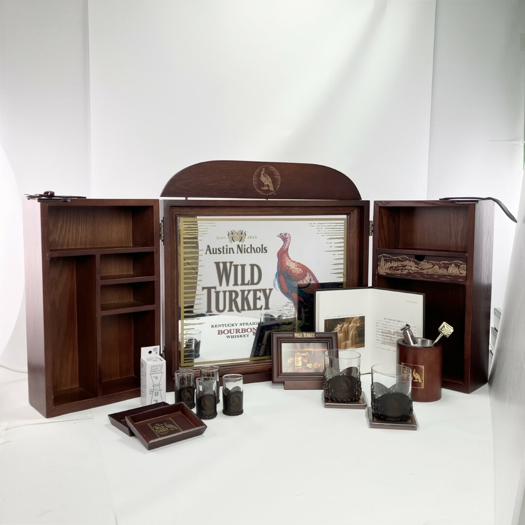 ▽▽ WILD TURKEY ワイルドターキー バー キャビネットツール セット