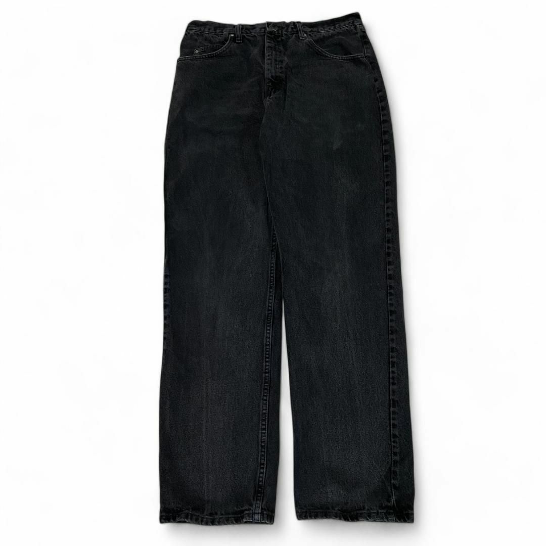 Wrangler - ラングラーブラックデニムバギーデニム古着ジーンズ Wrangler - ラングラーブラックデニムバギーデニム古着ジーンズ