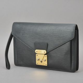 ルイヴィトン(LOUIS VUITTON)のルイヴィトン◇ポシェット セリエ ドラゴンヌ クラッチバッグ エピ レザー 黒(セカンドバッグ/クラッチバッグ)