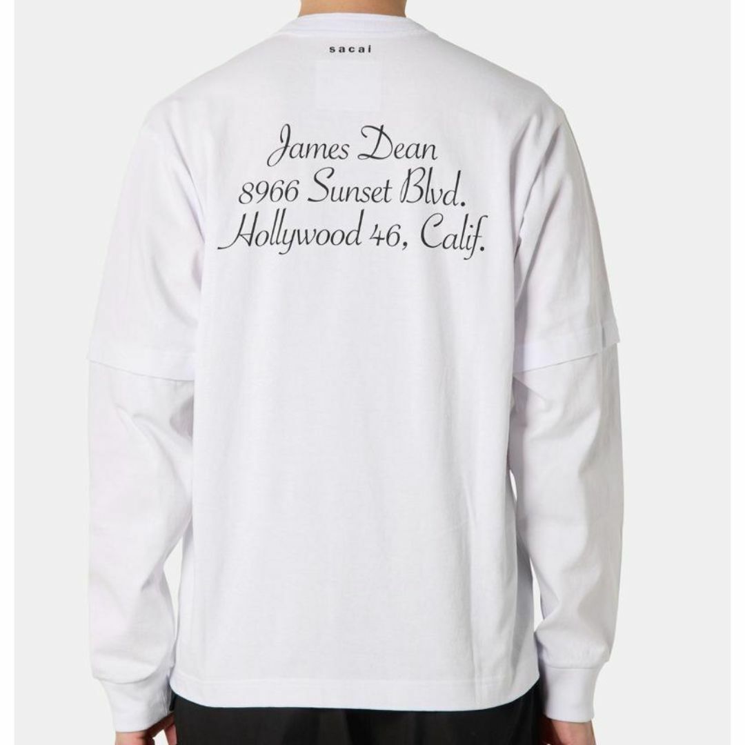 sacai - 新品未使用 sacai サカイ ロンT 長袖Tシャツ ジェームス sacai - 新品未使用 sacai サカイ ロンT 長袖Tシャツ ジェームス