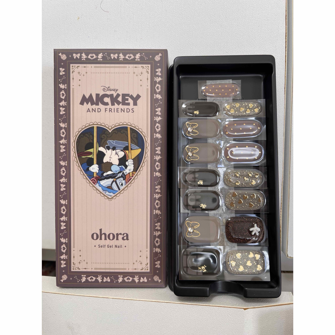 ohora(オホーラ)のohora 15枚 ディズニー バレンタイン ミッキー ミニー A コスメ/美容のネイル(ネイル用品)の商品写真