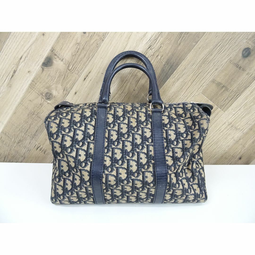 Christian Dior - 福348 / Dior トロッター ハンドバッグ ミニボストン キャンバスレザー