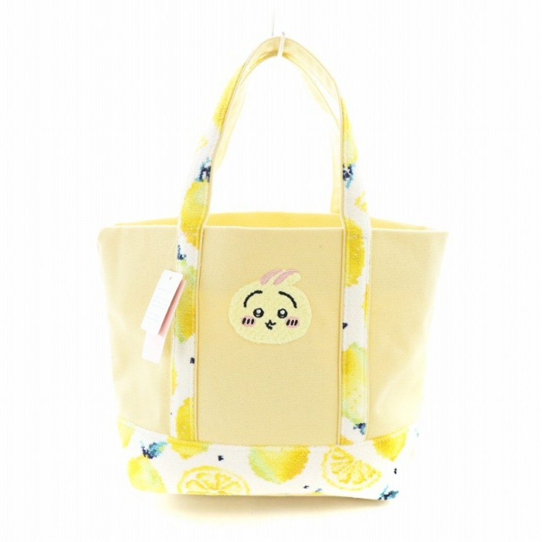 フェイラー ラブリー 刺繍トートバッグ ちいかわ うさぎ レモン フェイラー ラブリー 刺繍トートバッグ ちいかわ うさぎ レモン
