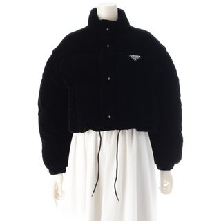 PRADA - 美品 プラダ prada ダウンジャケット コート44 ダーク PRADA - 美品 プラダ prada ダウンジャケット コート44 ダーク