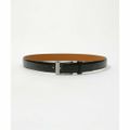 【BLACK】【33inch】スムース グロス ステッチベルト 30mm<A DAY IN THE LIFE>
