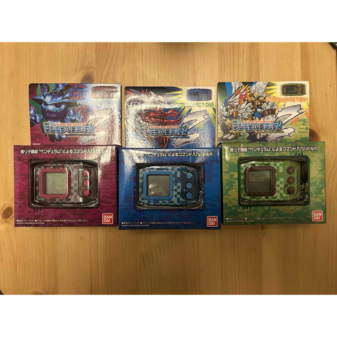BANDAI(バンダイ)の未開封 デジモンペンデュラムZ 3種セット エンタメ/ホビーのゲームソフト/ゲーム機本体(その他)の商品写真