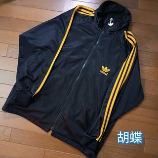 adidas - adidas アディダス ジャケット ベロア ブラウン adidas - adidas アディダス ジャケット ベロア ブラウン
