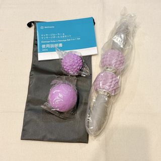 Wellnexia ふくらはぎ 足裏 マッサージ ３点セット マッサージローラー(エクササイズ用品)