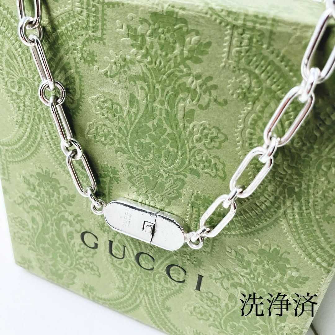 希少*グッチ GUCCI 925 ネックレス シルバー ヴィンテージ OT221 希少*グッチ GUCCI 925 ネックレス シルバー ヴィンテージ OT221