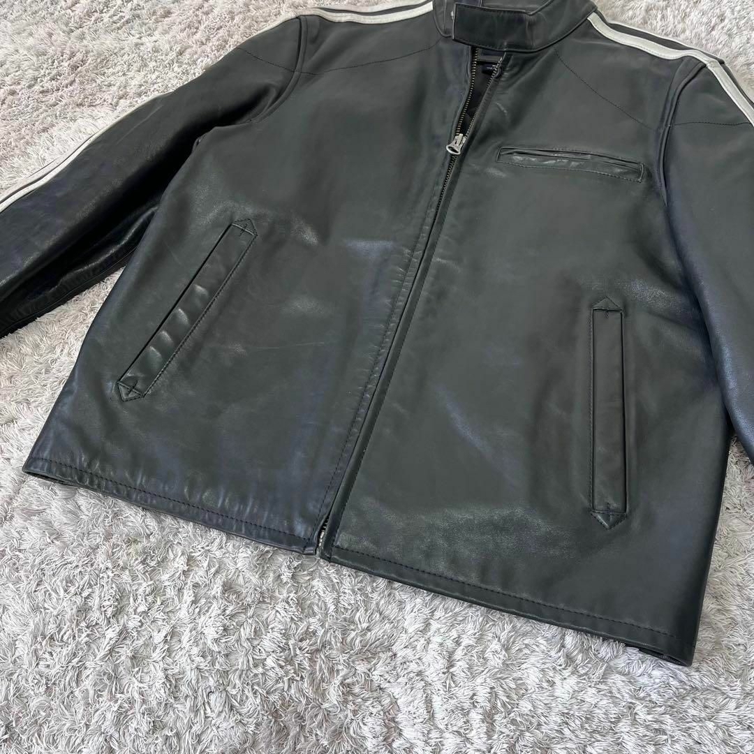 希少】OLD GAP 本革 シングルライダース レザージャケット 黒 M 希少】OLD GAP 本革 シングルライダース レザージャケット 黒 M