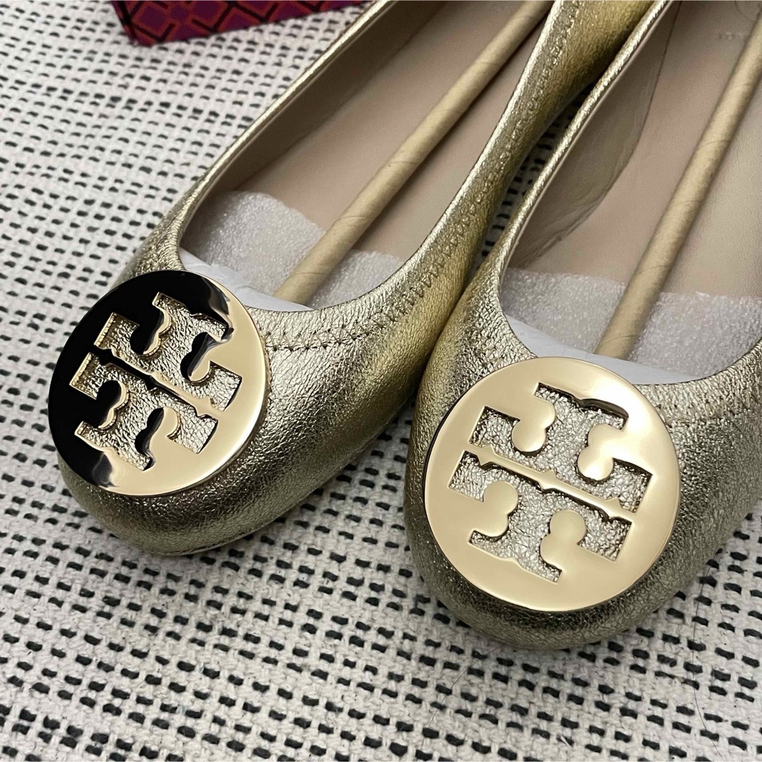 Tory Burch - トリーバーチ レザー フラットシューズ サイズ5.5 Tory Burch - トリーバーチ レザー フラットシューズ サイズ5.5