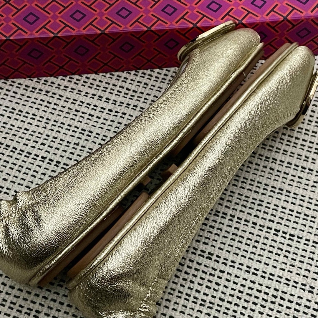 Tory Burch - トリーバーチ レザー フラットシューズ サイズ5.5 Tory Burch - トリーバーチ レザー フラットシューズ サイズ5.5