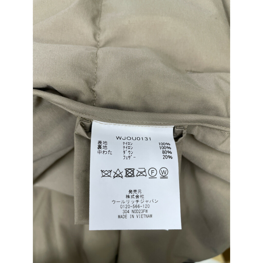 WOOLRICH - ウールリッチ WJOU0131 ベージュ LIMONTA NYLON DOWN WOOLRICH - ウールリッチ WJOU0131 ベージュ LIMONTA NYLON DOWN