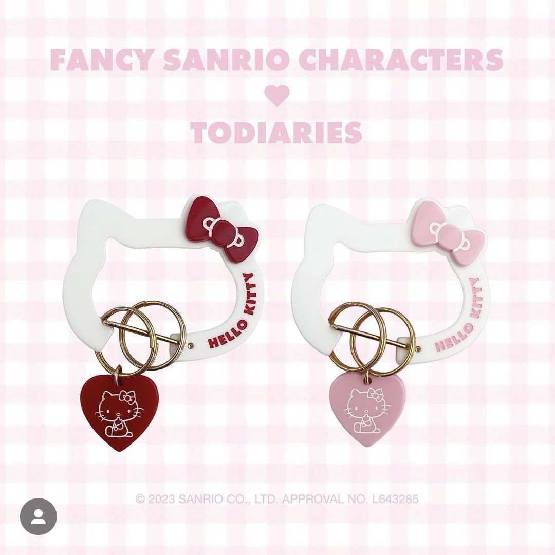 ハローキティ - 新品 未使用《TODIARIES》HELLO KITTY カラビナ ハローキティ - 新品 未使用《TODIARIES》HELLO KITTY カラビナ