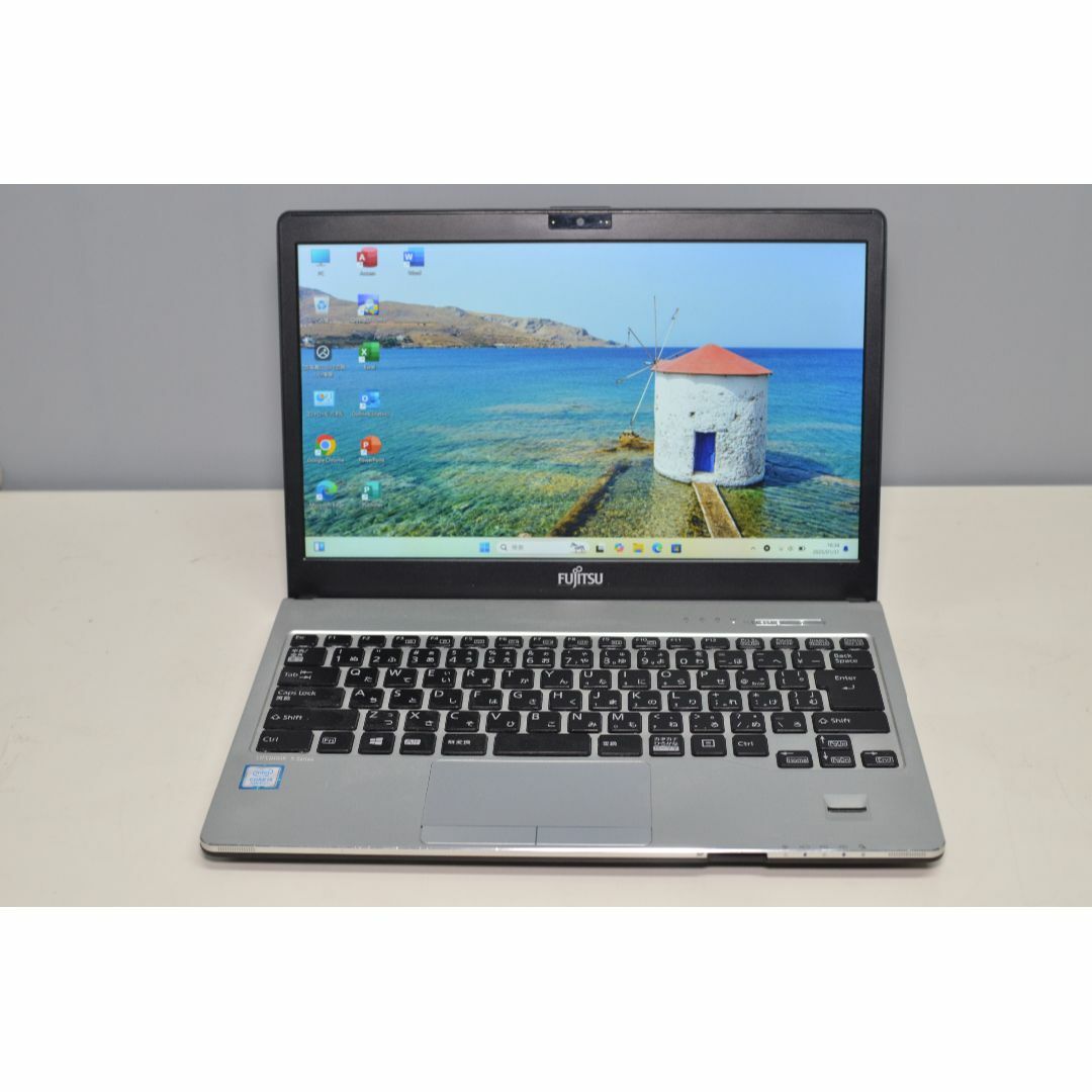 中古ノートパソコン 富士通 S938/S Windows11+office 爆速