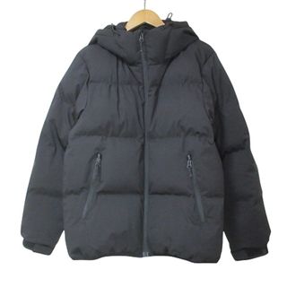 ジーユー(GU)のジーユー GU 美品 24AW ヒートパデッドブルゾン 中綿 フード S 黒 (ブルゾン)
