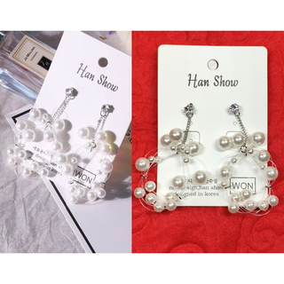 韓国 姫系アクセサリー ジュエリー ピアス(ピアス)